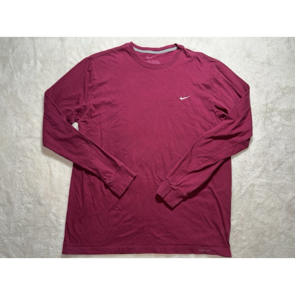 Nike Vintage Long Sleeve Tee Shirt Classic Swoosh Mens Size XL